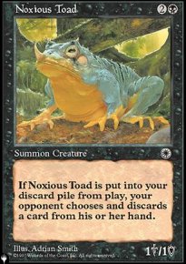 Crapaud nuisible - The List