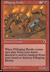 Horde de pillards - The List
