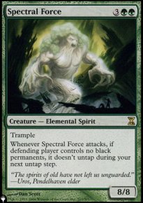 Force spectrale - The List