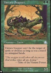 Tortue claqueuse de Vintara - The List