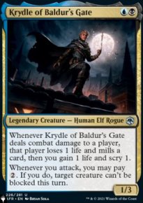 Krydle de la Porte de Baldur - The List
