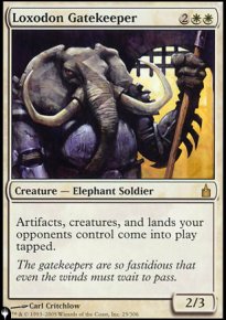 Gardien de la porte loxodon - The List