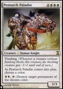 Paladin pentarque - The List
