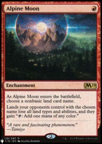 Lune alpine - The List