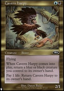 Harpie des cavernes - The List