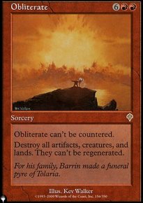Oblitration - The List