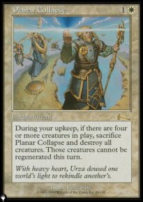 Effondrement planaire - The List