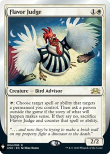 Flavor Judge - The List