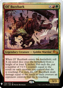 Ol' Buzzbark - The List
