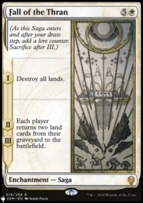 Chute de l'Empire Thran - The List