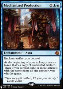 Production mcanise - The List