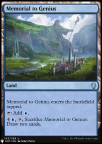 Mmorial au gnie - The List
