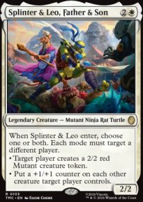 Splinter & Leo, Father & Son - Teenage Mutant Ninja Turtles Eternal Legal