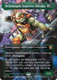 Michelangelo, bizarrerie d�brid�e - Teenage Mutant Ninja Turtles