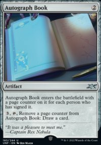 Autograph Book 1 - Unfinity