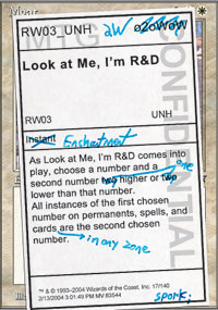 Look at Me, I'm R&D - 