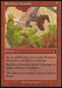 Reckless Abandon - Urza's Destiny