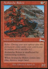 Avalanche Riders - Urza's Legacy