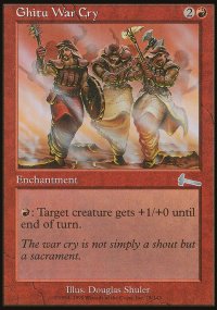 Ghitu War Cry - Urza's Legacy