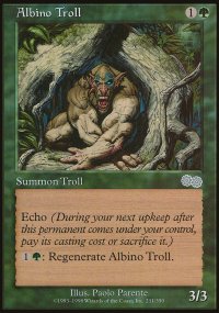 Troll albinos - Urza's Saga