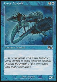 Coral Merfolk - Urza's Saga