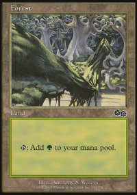 Forest 4 - Urza's Saga