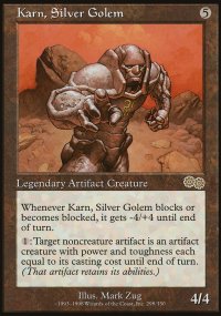 Karn, golem d'argent - Urza's Saga