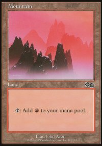 Mountain 3 - Urza's Saga