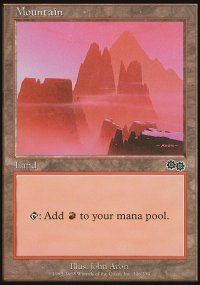 Mountain 4 - Urza's Saga