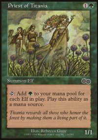 Priest of Titania - Urza's Saga