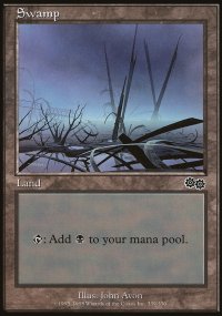 Swamp 1 - Urza's Saga