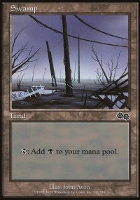 Swamp 4 - Urza's Saga