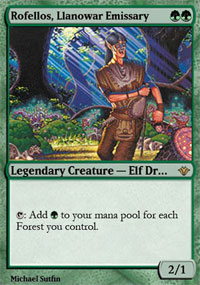 Rofellos, Llanowar Emissary - 