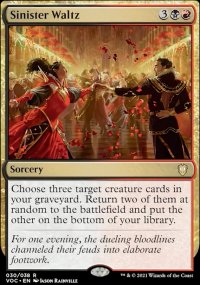 Sinister Waltz 1 - Innistrad Crimson Vow Commander Decks