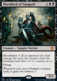 Bloodlord of Vaasgoth - Innistrad Crimson Vow Commander Decks