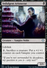 Indulgent Aristocrat - Innistrad Crimson Vow Commander Decks