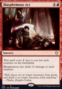 Blasphemous Act - Innistrad Crimson Vow Commander Decks