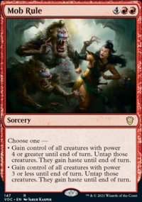 Mob Rule - Innistrad Crimson Vow Commander Decks