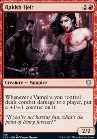 Rakish Heir - Innistrad Crimson Vow Commander Decks