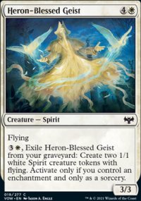 Heron-Blessed Geist - Innistrad: Crimson Vow