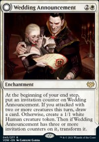 Wedding Announcement 1 - Innistrad: Crimson Vow