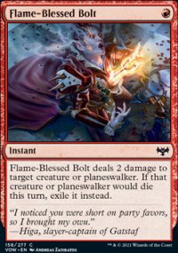 Flame-Blessed Bolt - Innistrad: Crimson Vow