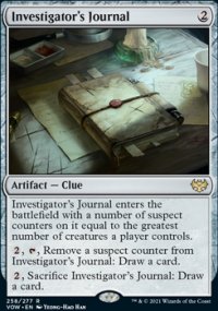 Investigator's Journal 1 - Innistrad: Crimson Vow