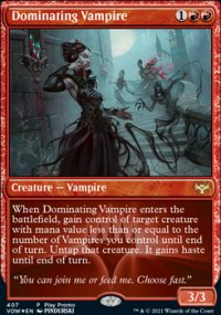 Dominating Vampire 3 - Innistrad: Crimson Vow