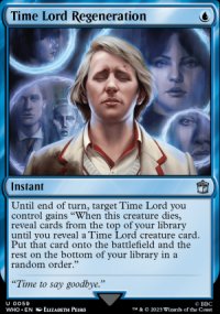 Time Lord Regeneration - 