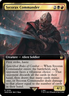 Commandant sycorax - 