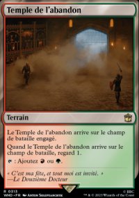 Temple de l'abandon - 