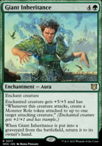 Giant Inheritance 1 - Wilds of Eldraine Commander Decks