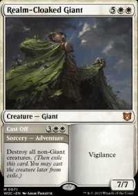 Realm-Cloaked Giant - Wilds of Eldraine Commander Decks