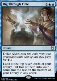 Dig Through Time - Wilds of Eldraine Commander Decks